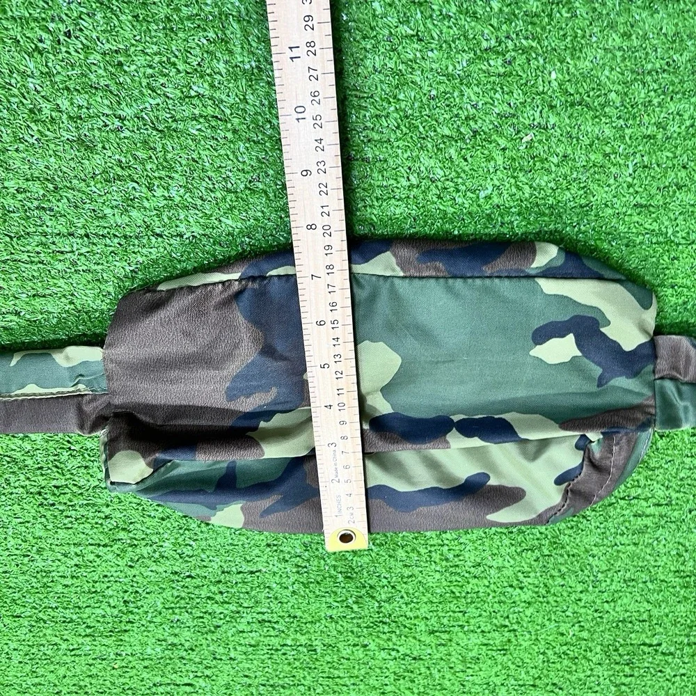 Vintage Camo Fanny Pack USA Made Hunting Waist Ammo‎ Bag Woodland NWOT